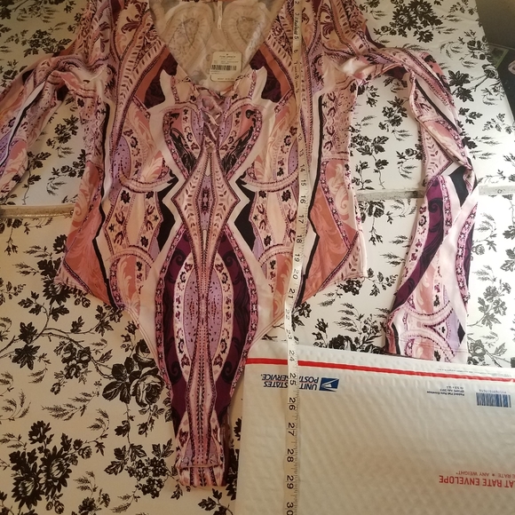Free people long sleeve body suit L4 - Picture 8 of 8